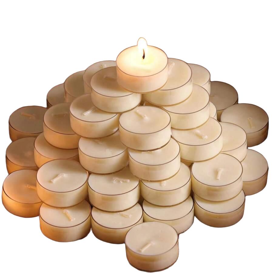 białe świece 25-pack