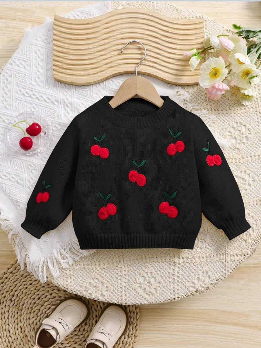 czarny sweter print