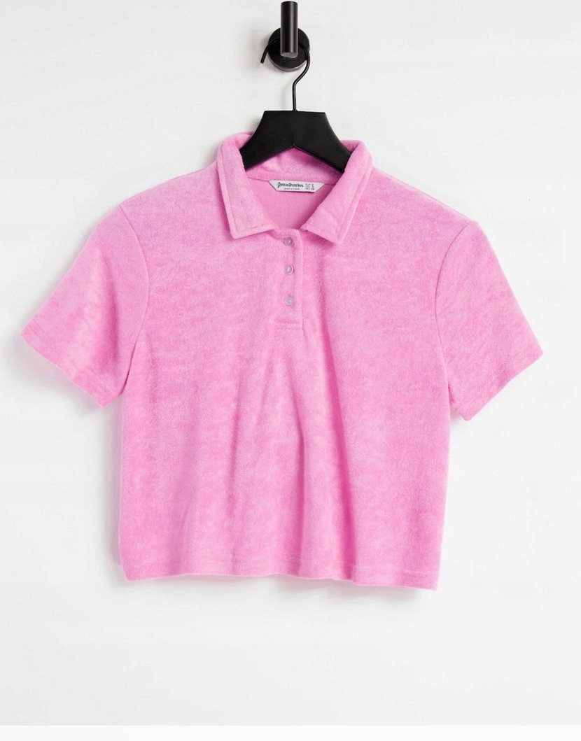 RÓŻOWA BLUZKA KRÓTKI RĘKAW