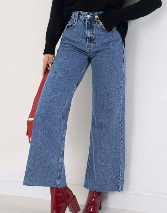 NIEBIESKIE SPODNIE JEANS