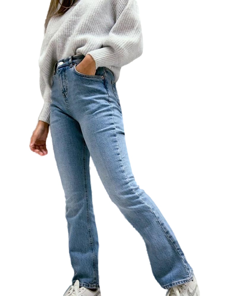 SPODNIE JEANS WYSOKI STAN