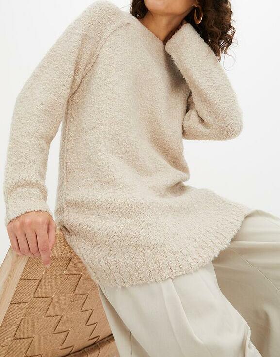 SWETER Z DZIANINY BARANKA