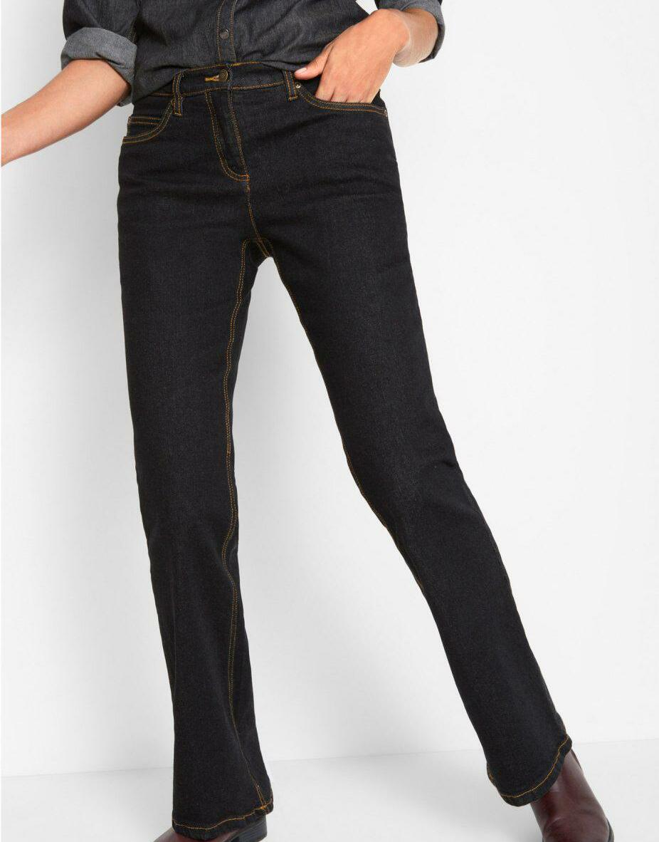 CZARNE SPODNIE JEANS DZWONY BOOTCUT