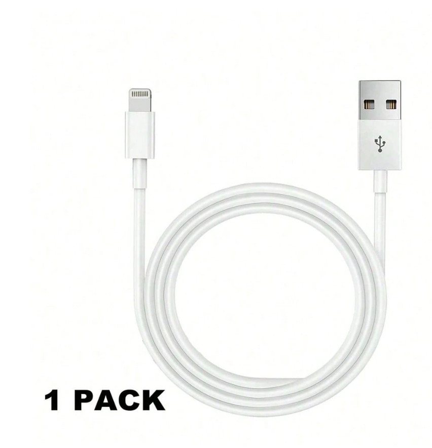 BIAŁY KABEL DO ŁADOWANIA USB 1M