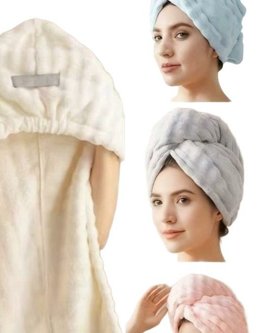 szary turban na głowę