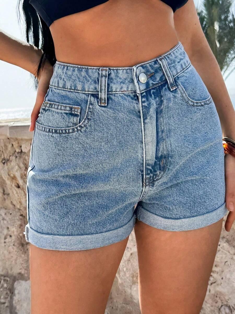 spodenki jeans kieszenie