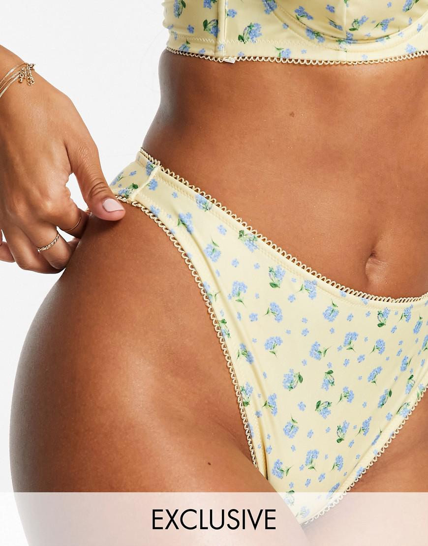 DÓŁ OD BIKINI KWIATY