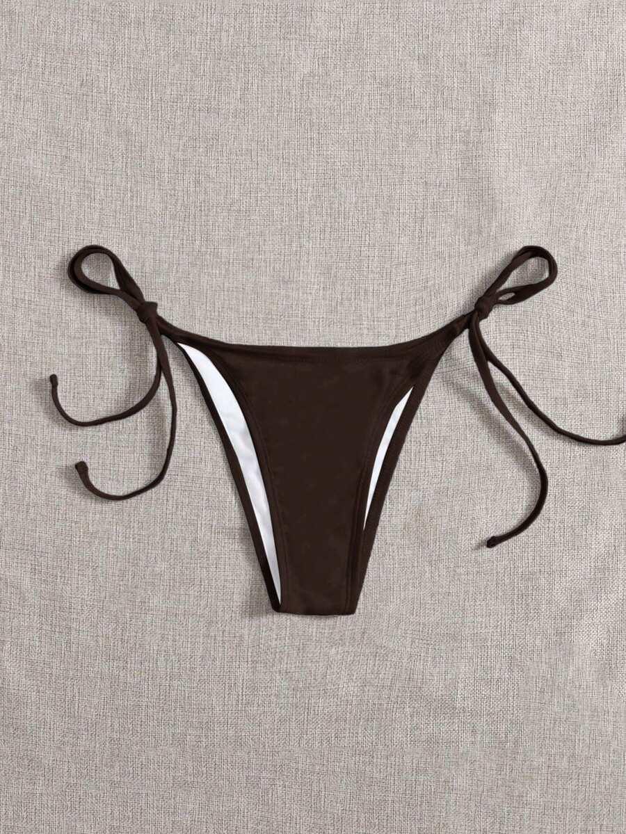 brązowy dół od bikini