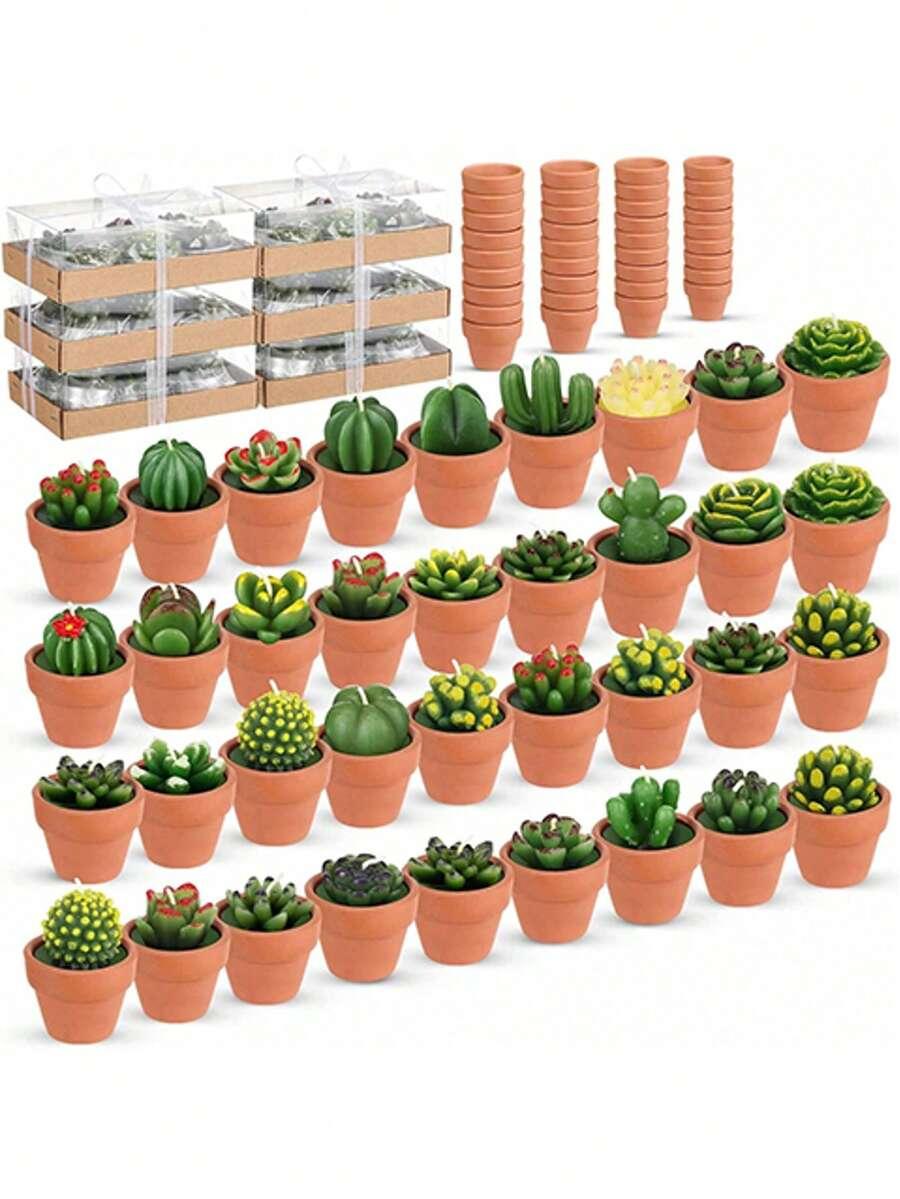sztuczne kwiaty świeczki 18-pack