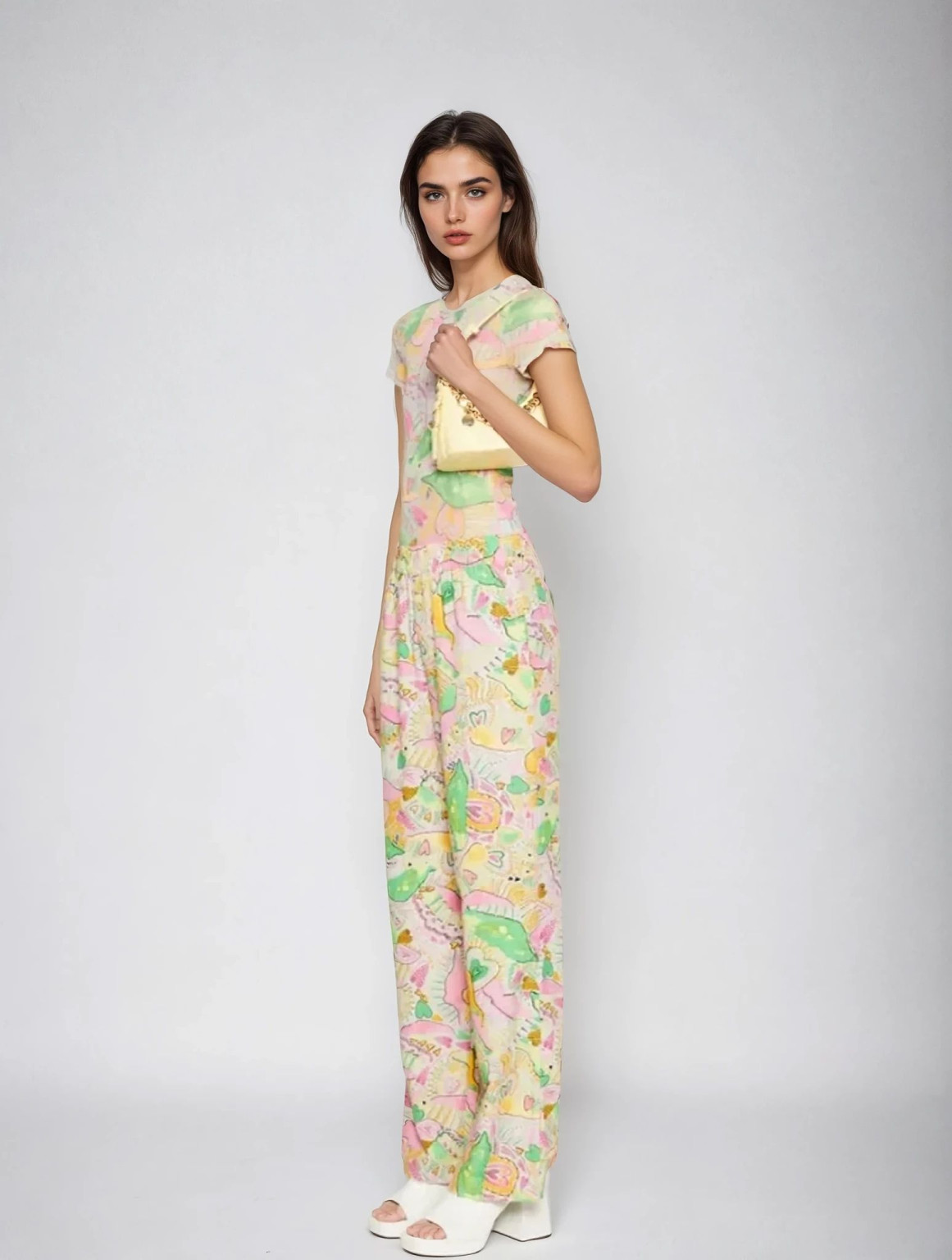 SPODNIE CASUAL PRINT