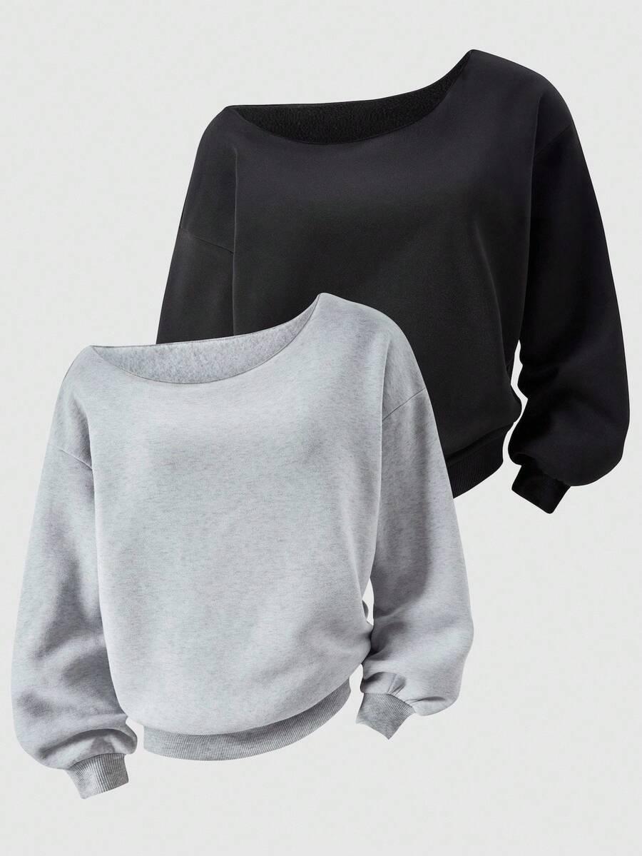 BLUZA ASYMETRIA 2-PACK