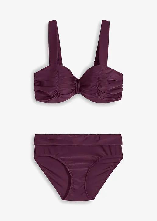 KOMPLET BIKINI Z MARSZCZENIEM 85D