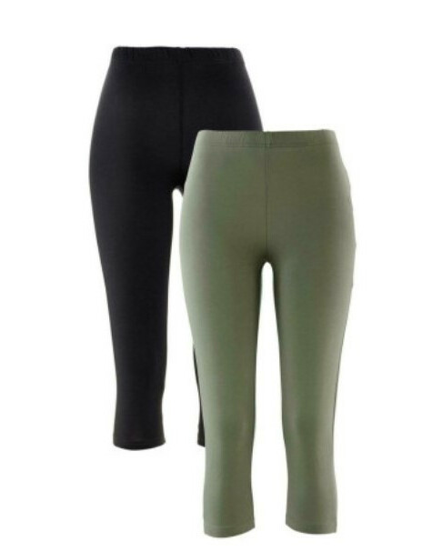 CZARNE LEGGINSY 3/4