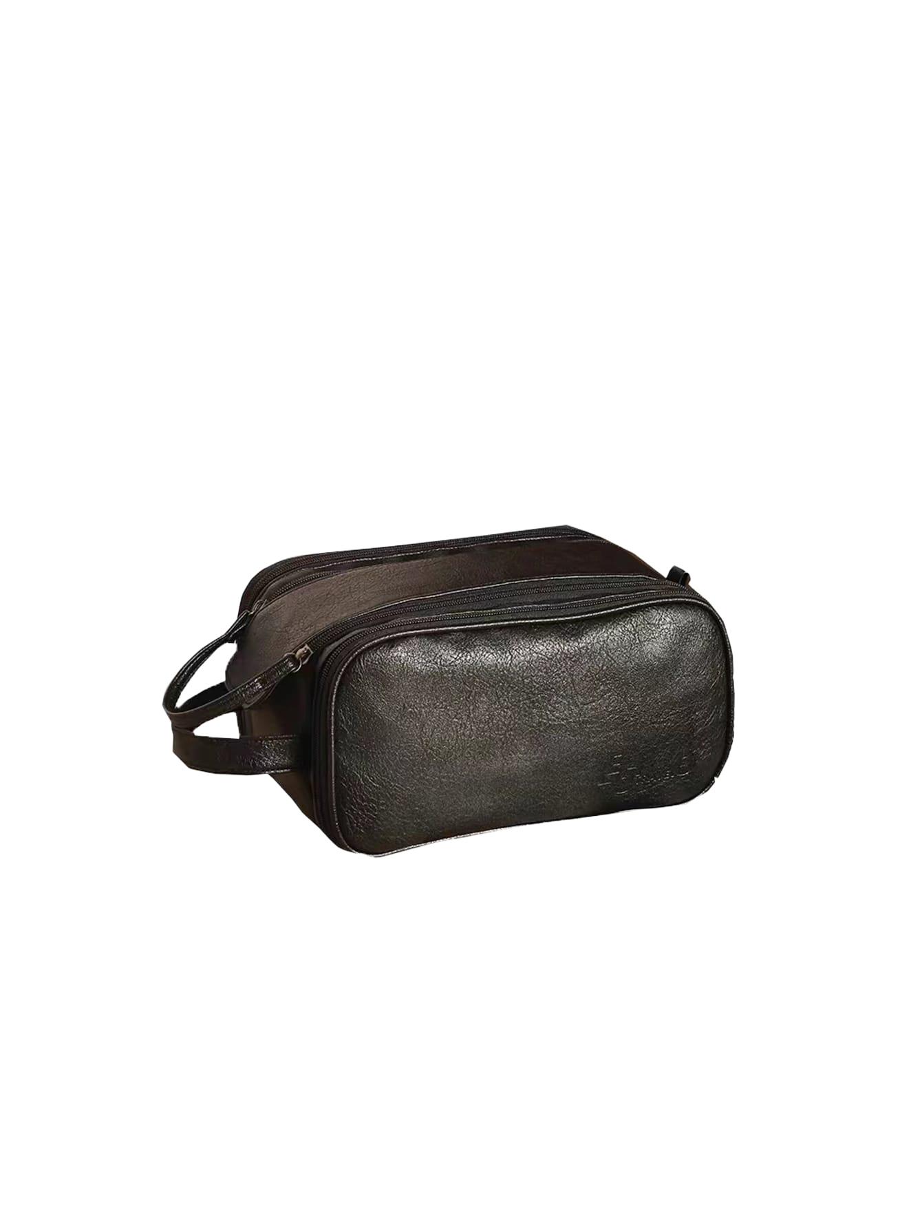 czarna kosmetyczka zip