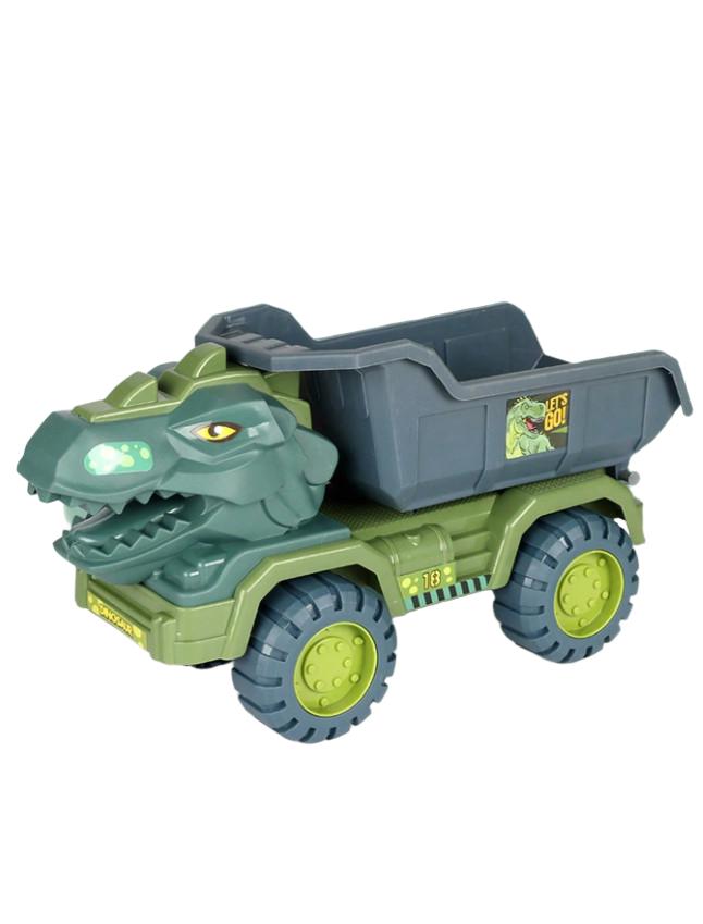 zabawkowa ciężarówka dinozaur