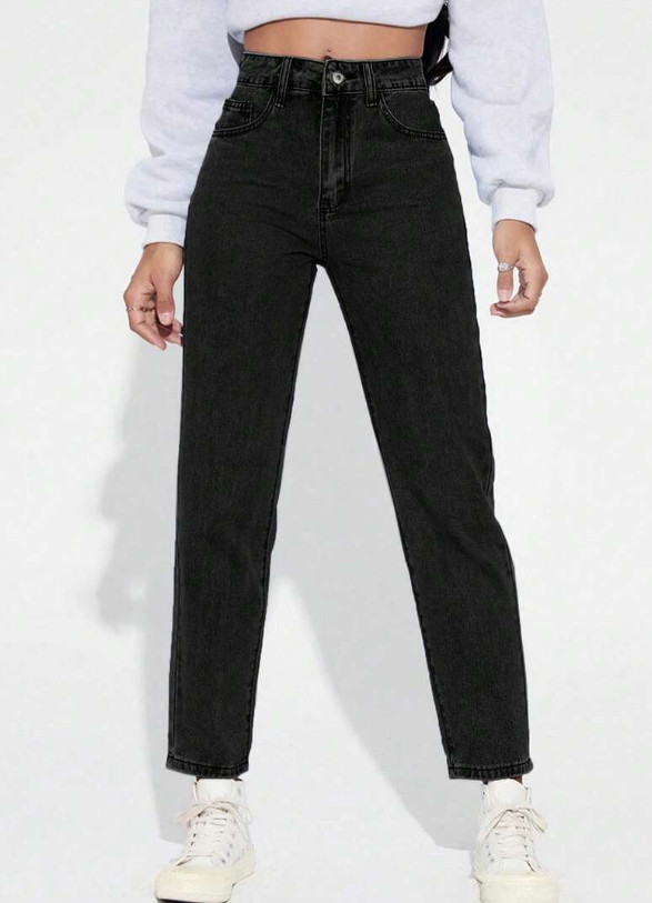 SZARE SPODNIE JEANS