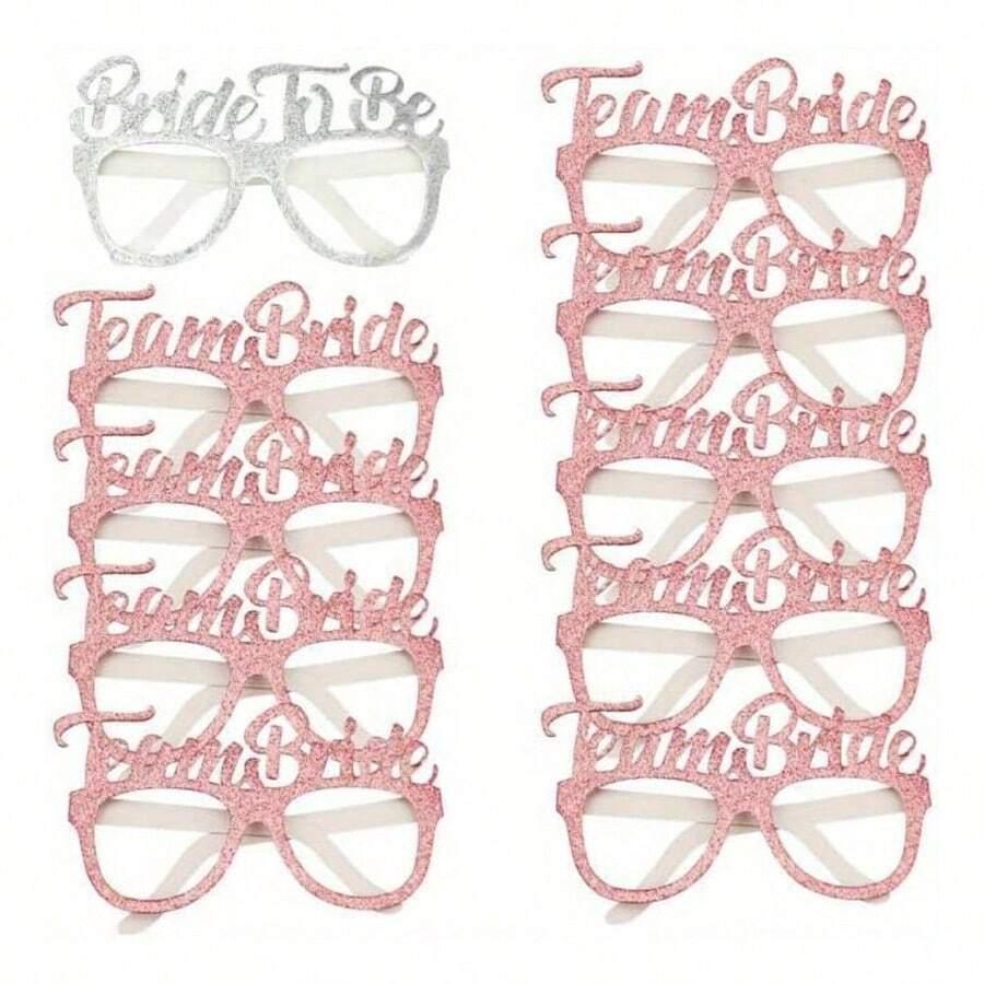 Okulary papierowe team bride 12-pack