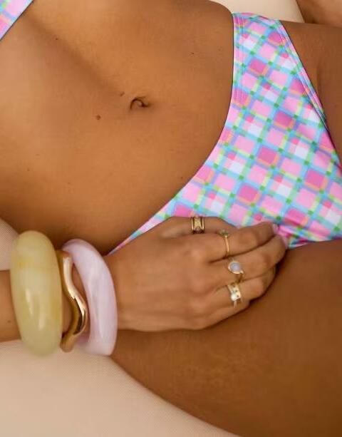 DÓŁ OD BIKINI WZÓR KRATKA