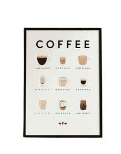 obraz bez ramy Coffee