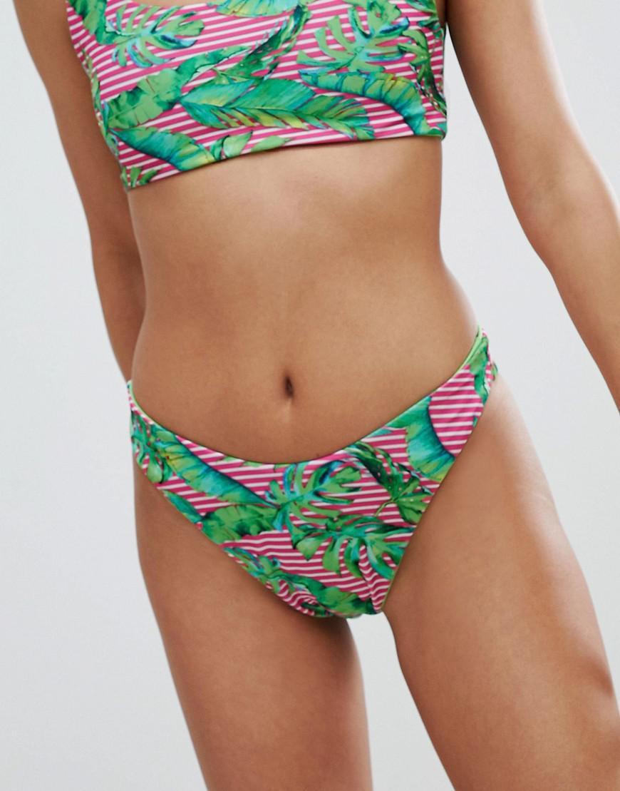 DWUSTRONNY DÓŁ OD BIKINI PRINT