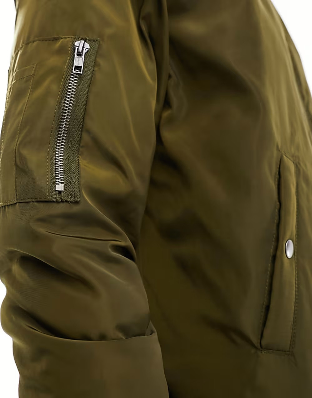 kurtka bomber kaptur khaki 