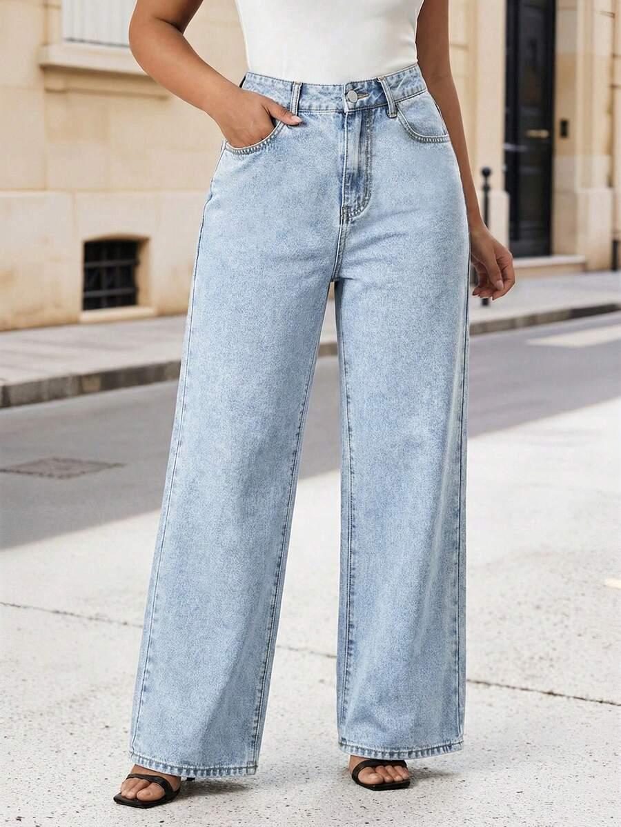 NIEBIESKIE JEANSY KIESZENIE