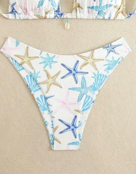 dół od bikini  print