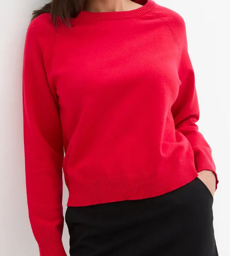 SWETER DZIANINOWY DAMSKI