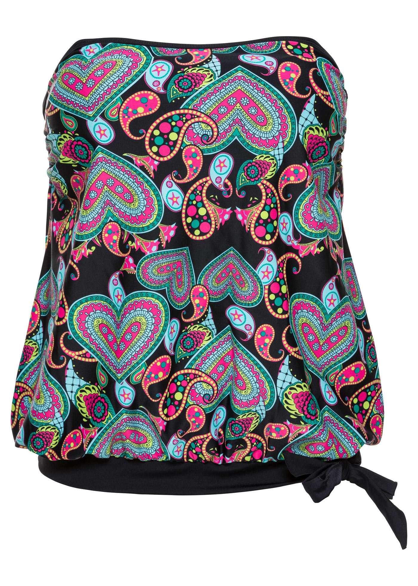 TOP TANKINI Z WZOREM