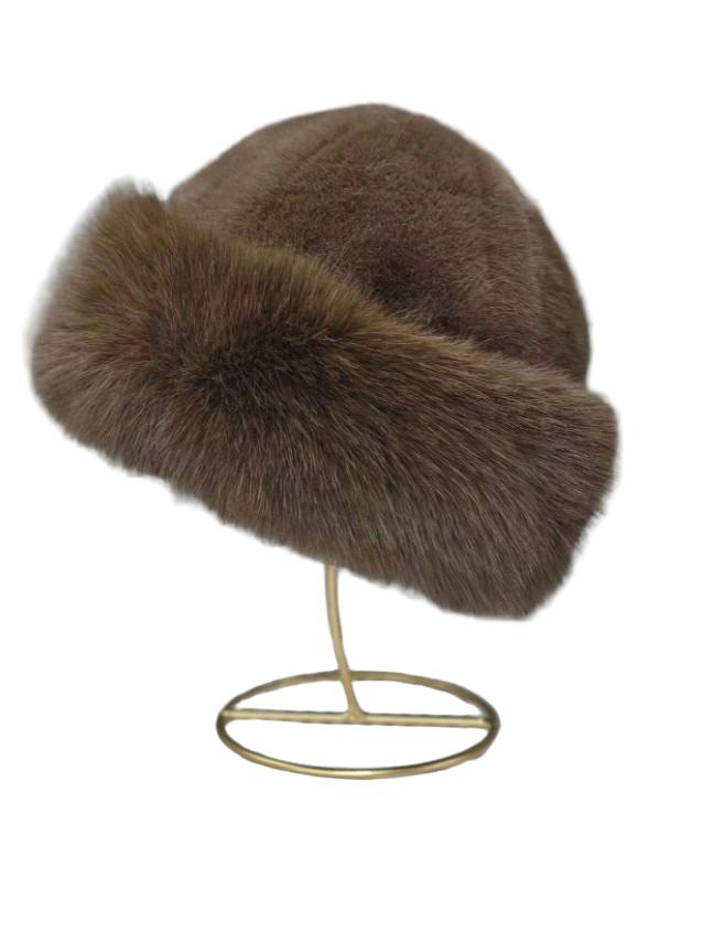 brązowa CZAPKA ZIMOWA