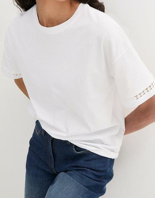 T-SHIRT LUŹNY DAMSKI