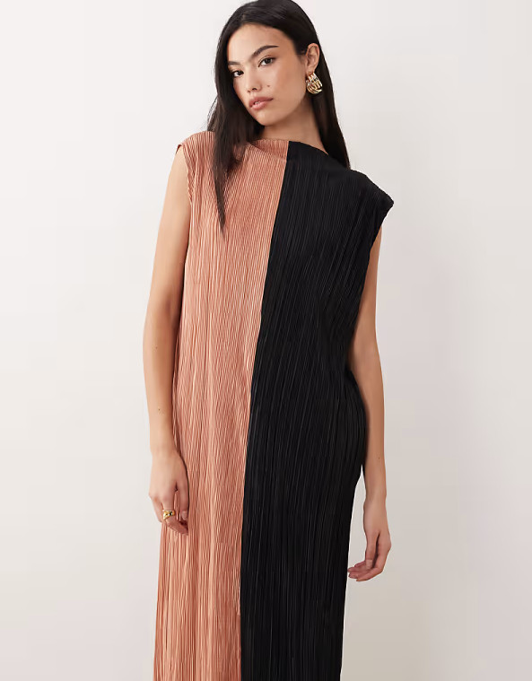 PLISOWANA MAXI SUKIENKA