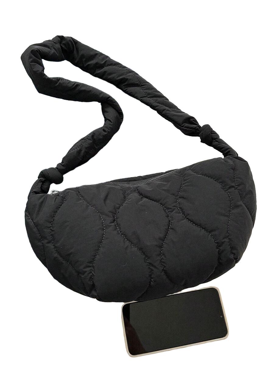 czarna torebka zip