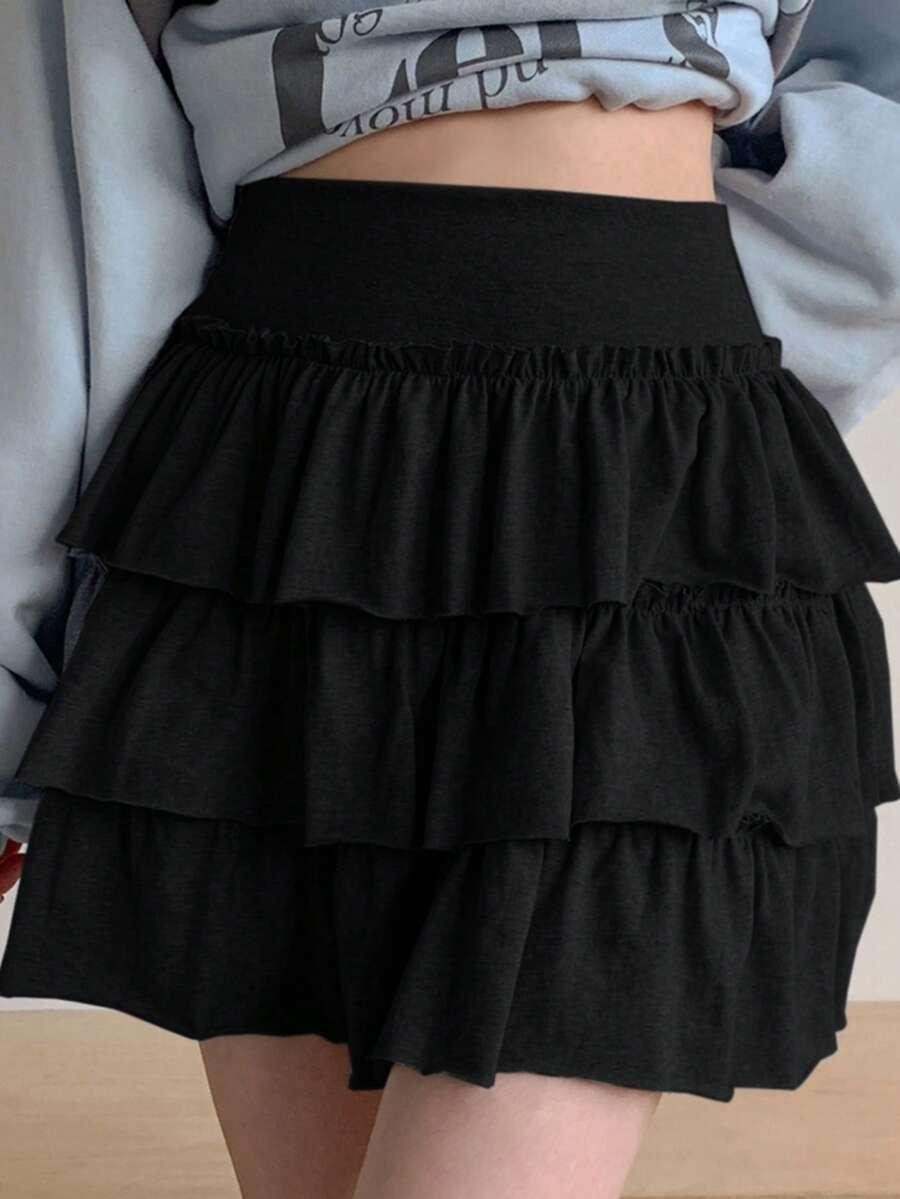 czarna mini spódnica 