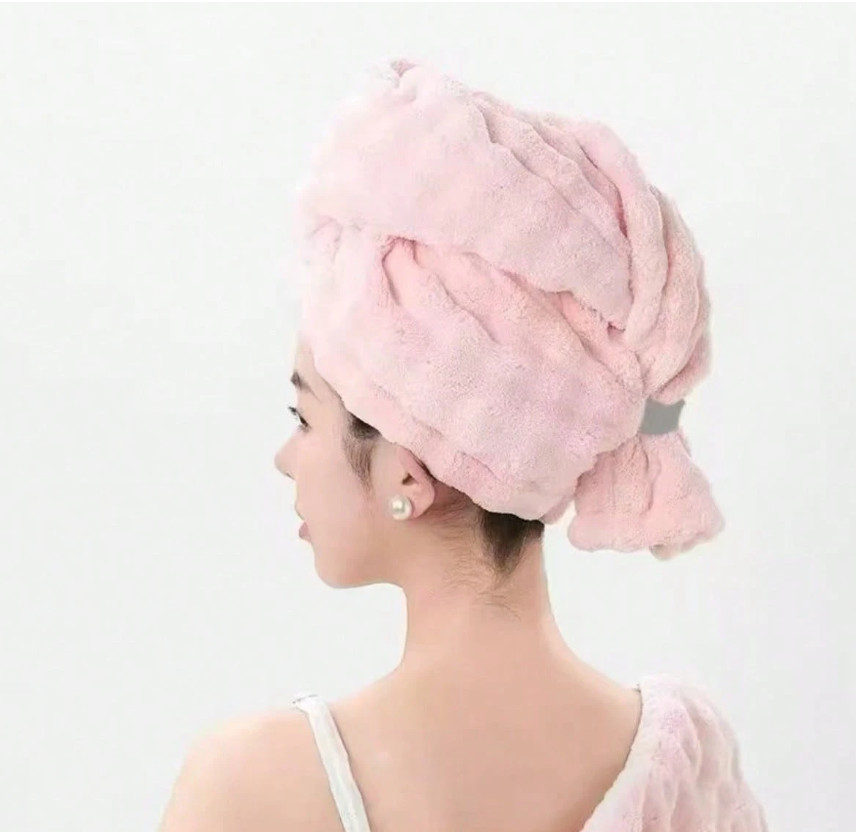 RÓŻOWY TURBAN DO WŁOSÓW