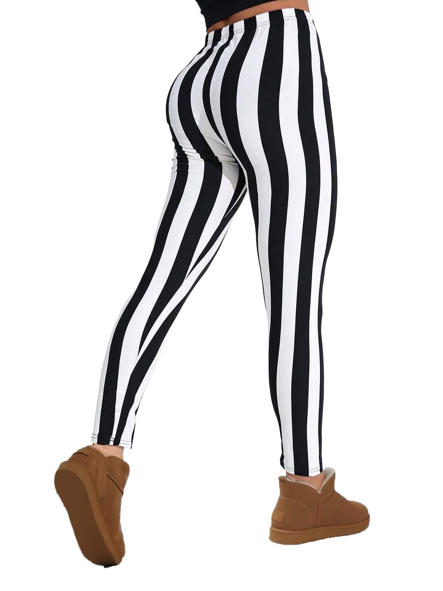 OCIEPLANE LEGGINSY WZÓR PASKI