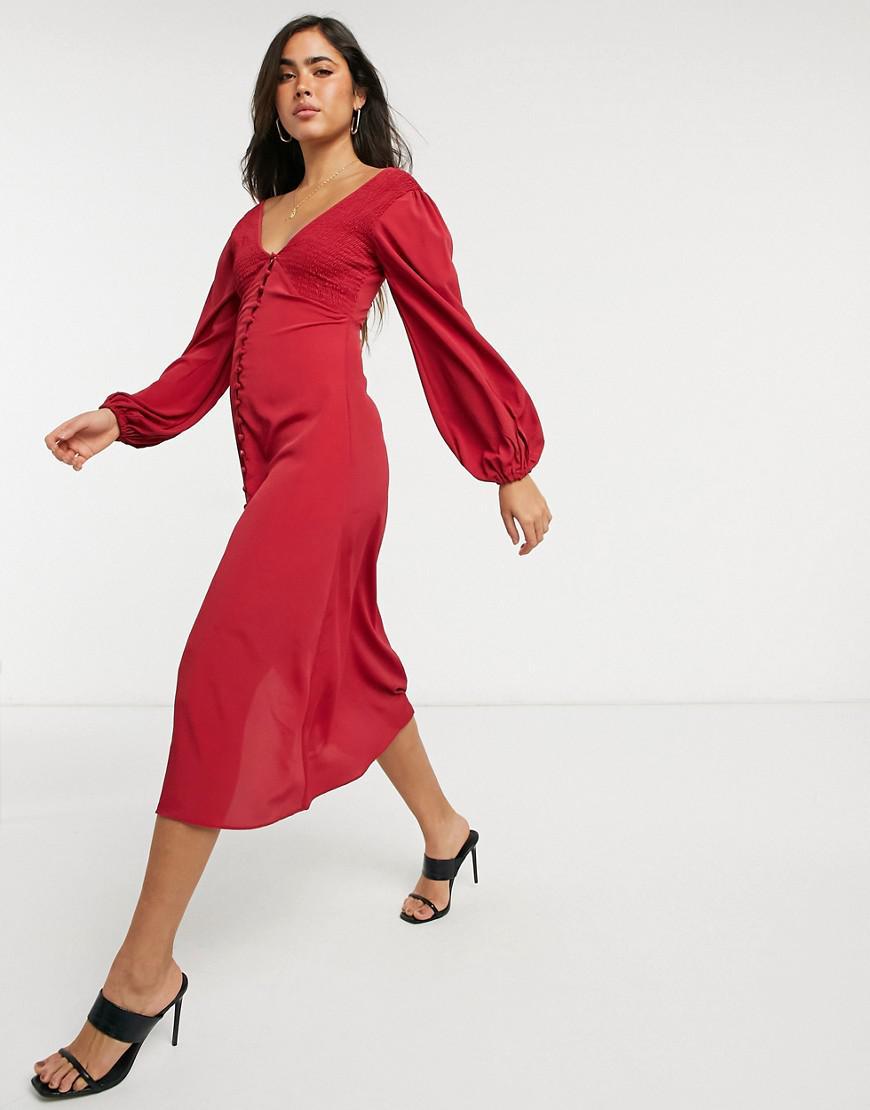 MIDI SUKIENKA V NECK
