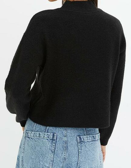 SWETER DAMSKI STÓJKA REGULAR DŁUGI RĘKAW