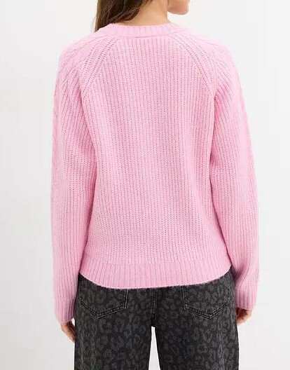 SWETER DAMSKI OKRĄGŁY DEKOLT REGULAR