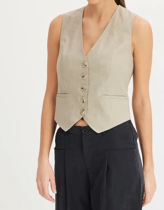 KAMIZELKA DAMSKA PLUS SIZE LEN