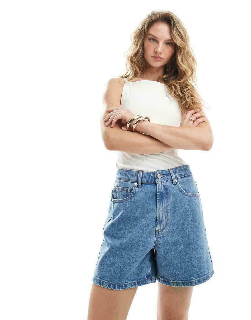 NIEBIESKIE SPODENKI JEANS