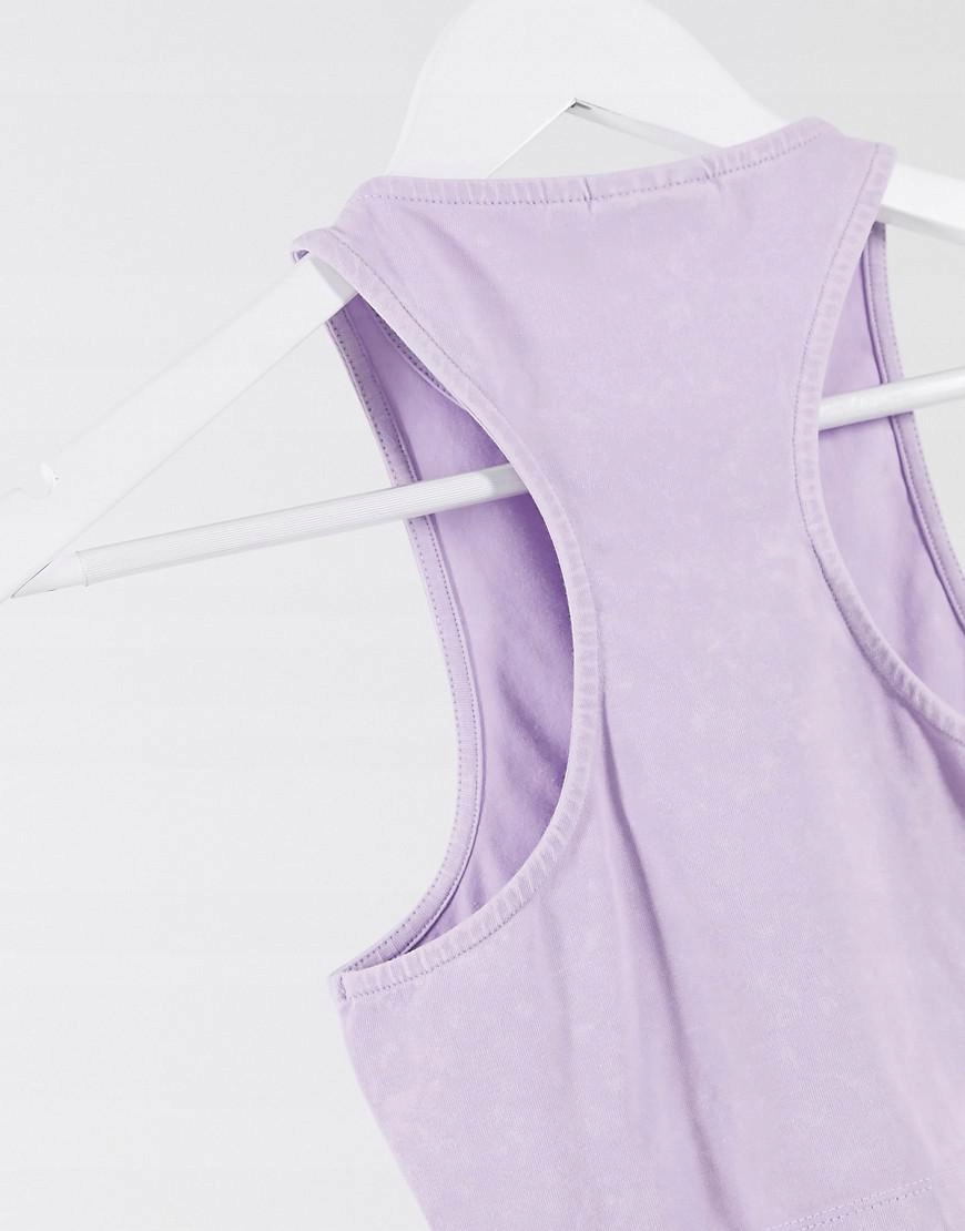 fioletowy top casual