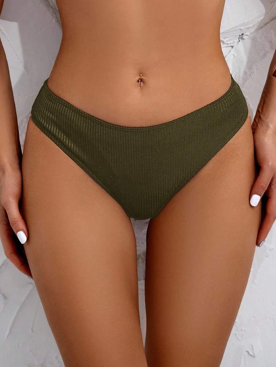 zielony dół od bikini