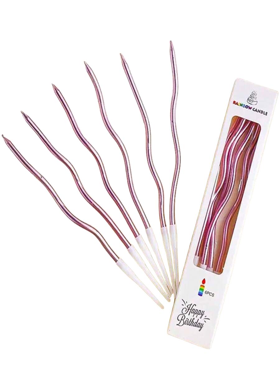 RÓŻOWE ŚWIECZKI 5-PACK