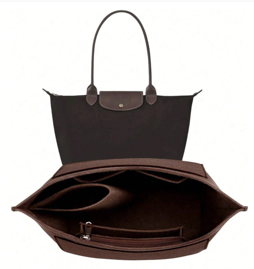 brązowy WKŁAD DO TOREBKI