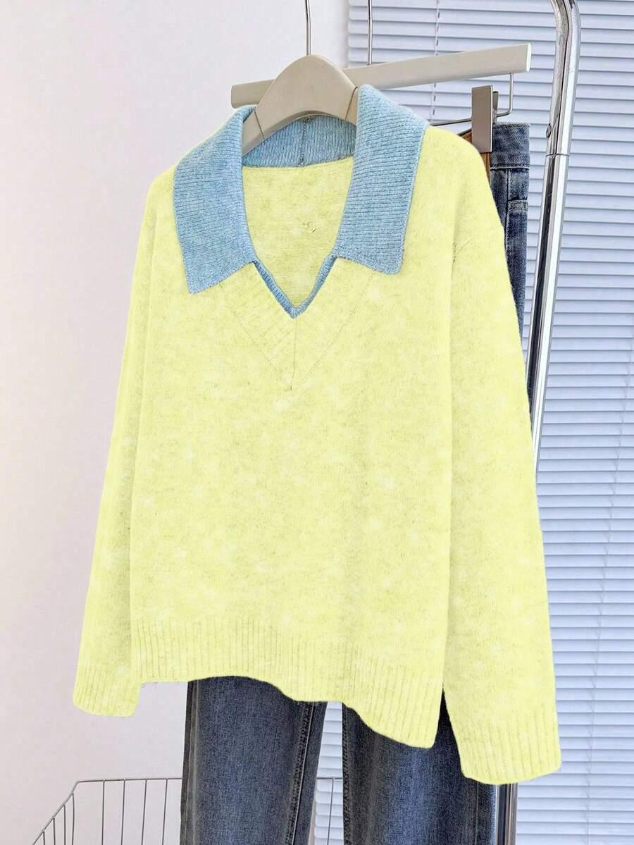 sweter z długim rękawem 