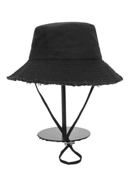 czarny KAPELUSZ BUCKET 