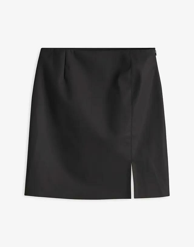 ELEGANCKA SPÓDNICA MINI ZE SZTUCZNEJ SKÓRY