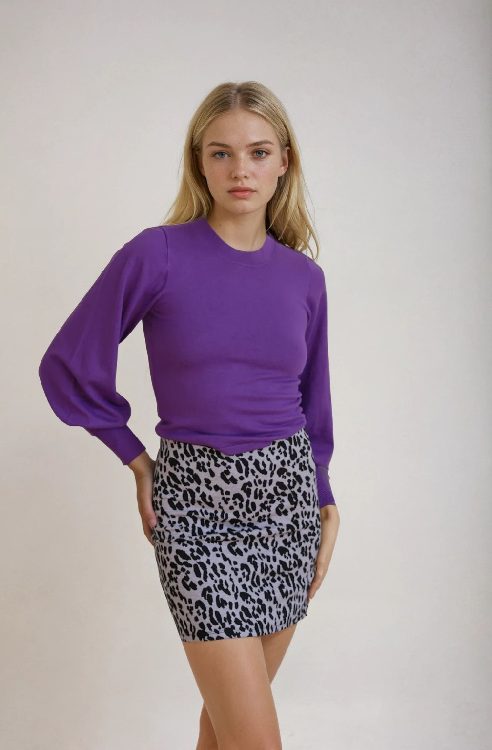 MINI SPÓDNICA ANIMAL PRINT