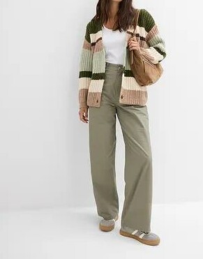 GRUBY SWETER ROZPINANY Z EFEKTEM CIENIOWANIA
